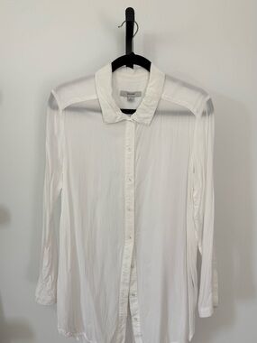 Classic White Button-Down Shirt